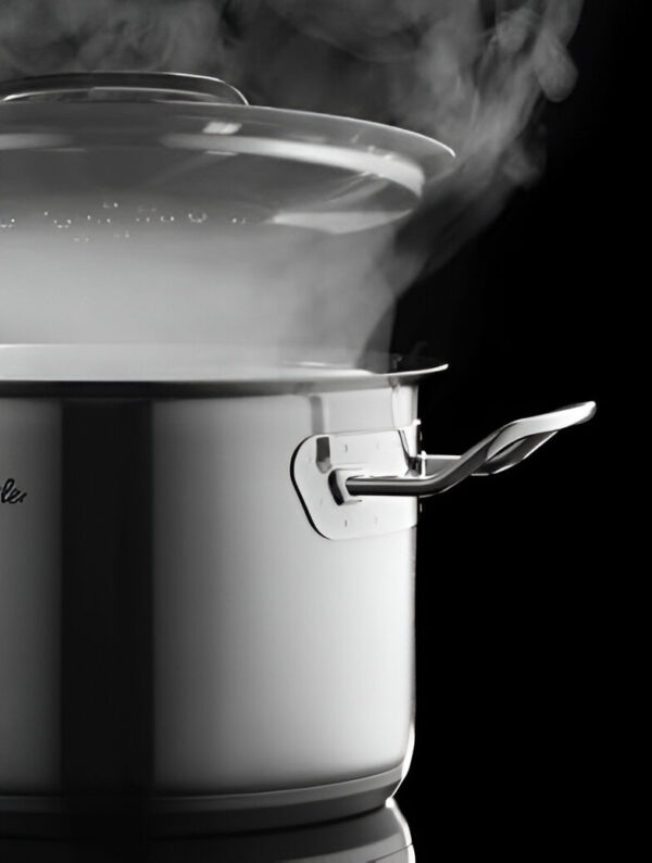 Original-Profi Collection® 5-Piece Cookware Set with Glass Lids and Frying Pan - Image 3